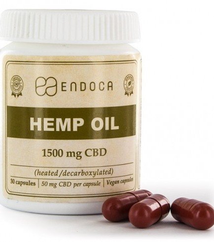 Endoca Hemp Oil Capsules (15% CBD)