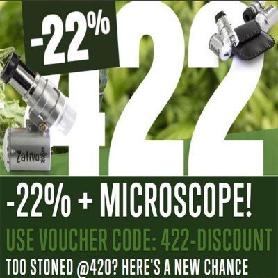 422 Promo: 22% Discount + Free LED Microscope 60x!